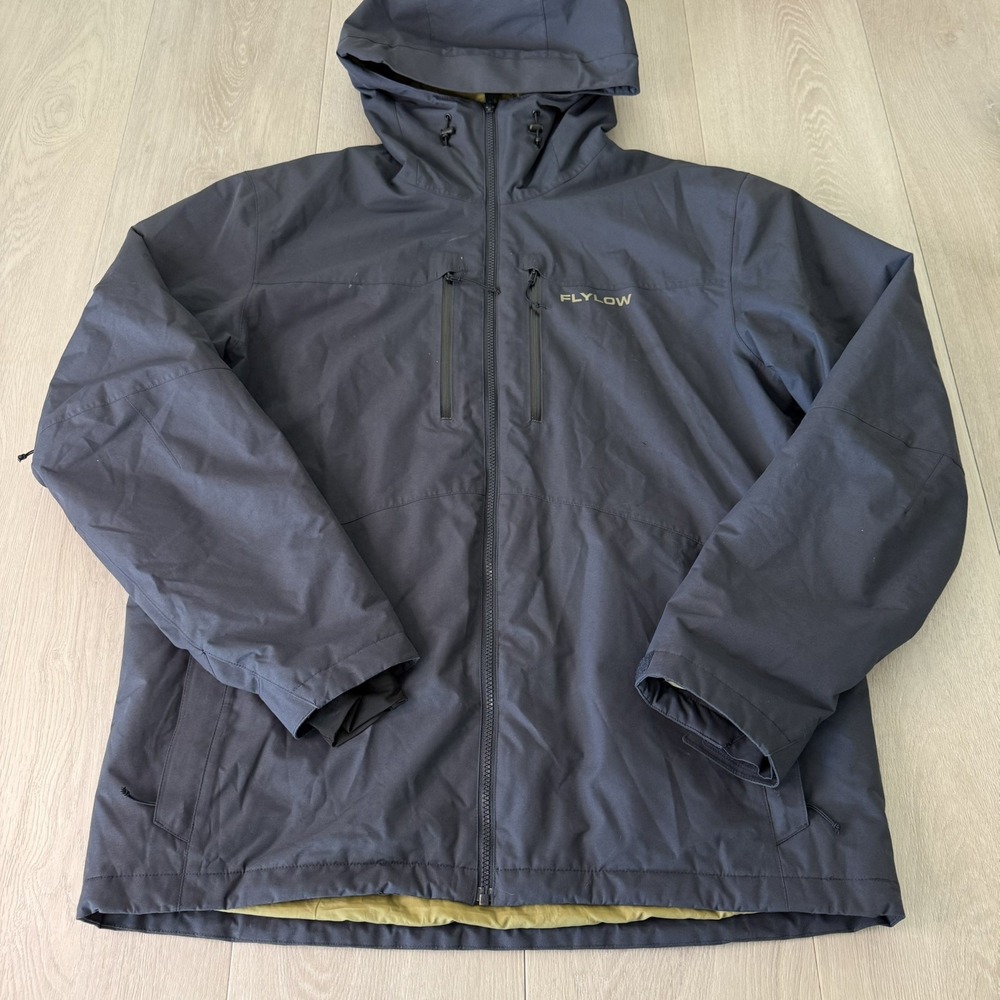 Flylow Roswell Winter Jacket, Abyss Color Men's Size XL Intuitive Fabrics